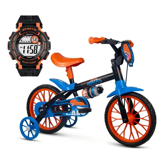 Bicicleta Infantil Aro 12 Power Rex + Brinde Foto 1