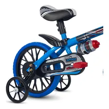 Bicicleta Infantil Aro 12 Veloz Com Capacete Preto - Nathor Foto mini 4