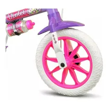 Bicicleta Infantil Aro 12 Violet - Nathor Foto mini  3