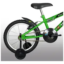 Bicicleta Infantil Aro 16 Dinossauro Com Rodinhas Kami Foto mini  3
