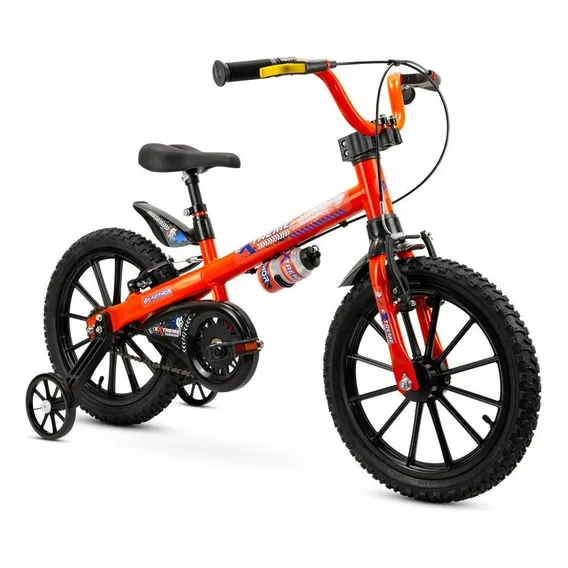 Bicicleta Infantil Aro 16 Nathor Extreme Rodinhas +5 Anos Foto 1