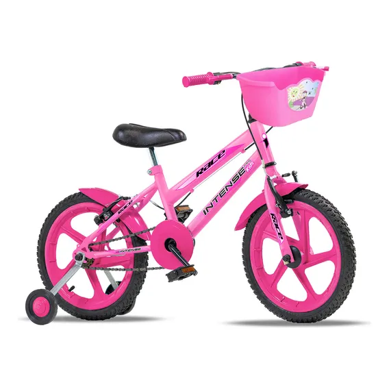 Bicicleta Infantil Aro 16 Quadro Intense Kids Cor Pink Cor Rosa Foto 1