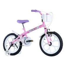 Bicicleta Infantil Aro 16 Track Bikes Pinky Foto mini 1