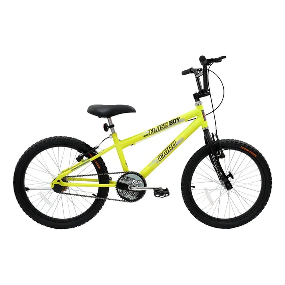 Bicicleta Infantil Aro 20 Cairu Reb Flash Boy Mtb V. Break Cor Amarelo-néon Foto 1