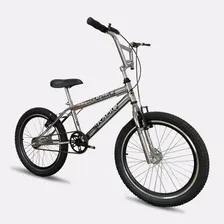 Bicicleta Infantil Aro 20 Tipo Bmx Freios V-brake Cromada Cor Alumínio Foto mini  2
