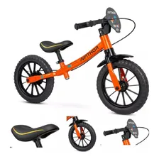 Bicicleta Infantil Balance Pre Bike Sem Pedal Aro 12 Nathor Cor Rocket Astro Foto  mini 1