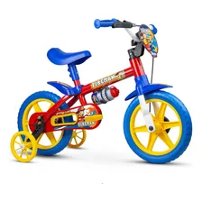 Bicicleta Infantil Criança Fireman Aro 12 - Nathor Foto mini 1