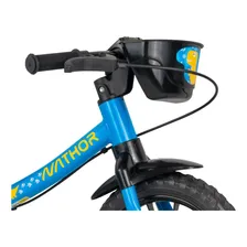 Bicicleta Infantil Equilibrio Sem Pedal Balance Azul Nathor Foto mini 2