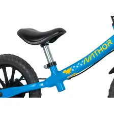 Bicicleta Infantil Equilibrio Sem Pedal Balance Azul Nathor Foto mini 3