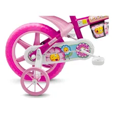 Bicicleta Infantil Menina Aro 12 Nathor Flower 2 5 Anos Rosa Foto mini 4
