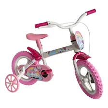 Bicicleta Infantil Menina Magic Rainbow Aro 12 Colorida Styll Kids Foto mini  3