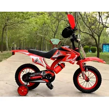 Bicicleta Infantil Motocross Aro 16 Com Som | Vermelha Foto mini  2