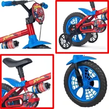 Bicicleta Infantil Nathor Aro 12 Homem Aranha Menino Foto mini 2
