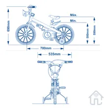 Bicicleta Infantil Nathor Aro 16 Homem De Ferro Bike Foto mini 4