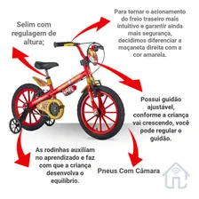 Bicicleta Infantil Nathor Aro 16 Homem De Ferro Bike Foto mini  2