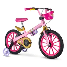 Bicicleta Infantil Nathor Aro 16 Princesas Disney Rosa Foto mini 1