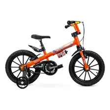 Bicicleta Infantil Nathor Aro16 Menino Extreme De 5 A 8 Anos Cor Laranja Foto mini 1