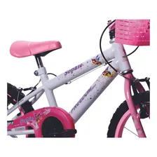 Bicicleta Infantil Para Meninas De Até 7 Anos Com Rodinhas Foto mini  2