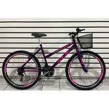Bicicleta Kls Feminina Aro 26 Mtb Violeta Foto mini 2