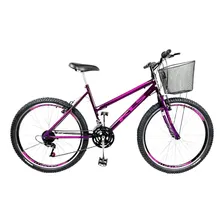 Bicicleta Kls Feminina Aro 26 Mtb Violeta Foto mini 1