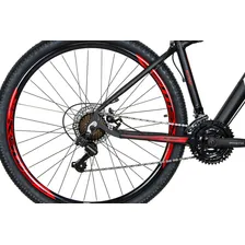 Bicicleta Ksw Aro 29 Xlt Cambios Shimano 24v + Pdv Shimano Cor Preto/vermelho Tamanho Do Quadro 21 Foto mini  3