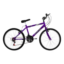 Bicicleta Masculina Ultra Bike Aro 24 Freio V-break Cor Lilás Foto mini 1