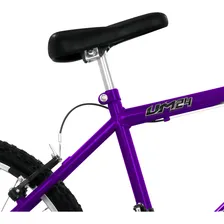 Bicicleta Masculina Ultra Bike Aro 24 Freio V-break Cor Lilás Foto mini 4