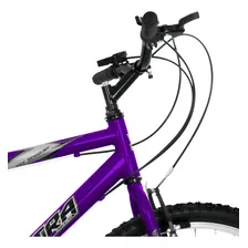 Bicicleta Masculina Ultra Bike Aro 24 Freio V-break Cor Lilás Foto mini 3