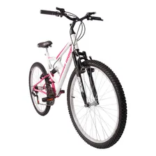 Bicicleta Mormaii Fullsion Aro 26 Branco Rosa Cor Branco-rosa Foto mini 2