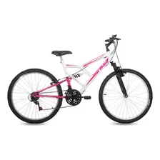 Bicicleta Mormaii Fullsion Aro 26 Branco Rosa Cor Branco-rosa Foto mini 1