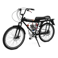 Bicicleta Motorizada Bikelete 100cc Montada Completa Preto Tamanho Do Quadro 19 Foto mini 1