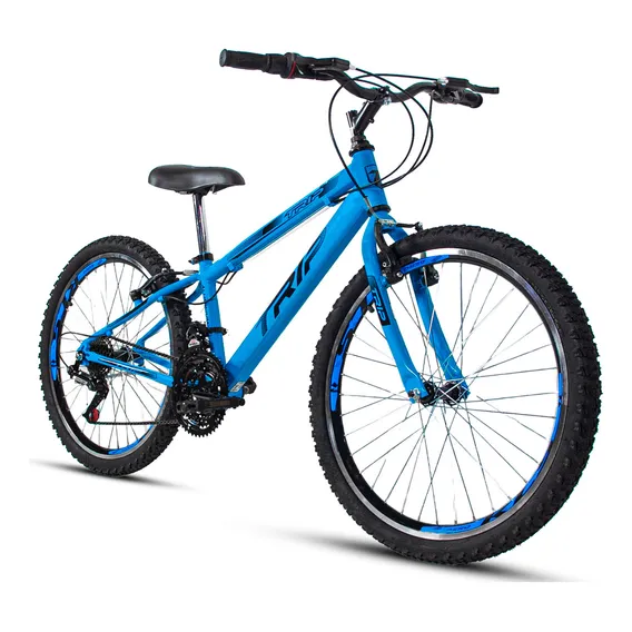 Bicicleta mountain bike infantil BIKE TRIP Bicicleta Trip Aro 24 2024 - bicicleta aro 24 azul Foto 1
