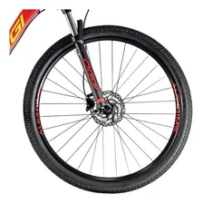 Bicicleta / Mtb / Aro 29 / Oggi / Hacker Hds Cor Vermelho Tamanho do quadro 17 Foto mini 4