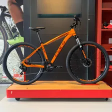 Bicicleta Mtb Aro 29 Ox Glide 21v Cor Laranja/vinho/amarelo Foto mini  3