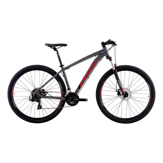 Bicicleta Mtb Bike Oggi Hacker Sport Grafite + Verm.+ Preto Foto 1