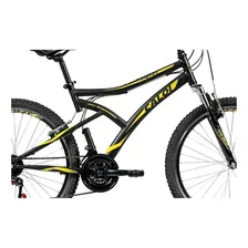 Bicicleta Mtb Caloi Andes Aro 26 - Quadro 18'' Cor Preto/Amarelo Tamanho do quadro M Foto mini 2
