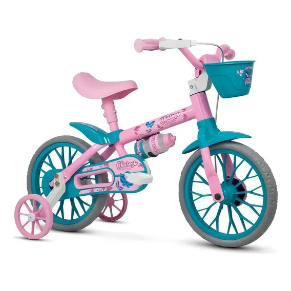Bicicleta Nathor Charme Aro 12 Rosa Foto 1