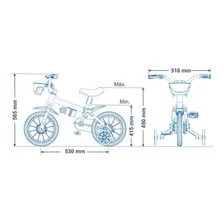Bicicleta Nathor Violet Aro 12 Feminina Lílas/rosa Foto mini  2