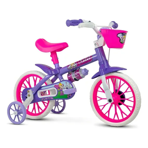 Bicicleta Nathor Violet Aro 12 Feminina Lílas/rosa Foto 1