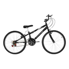 Bicicleta passeio urbana praia parque masculina Ultra Bikes Bike Rebaixada Aro 24 18 Marchas 2024 - verde Foto mini 2