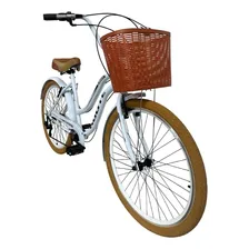 Bicicleta Retro Feminina Com Marcha Vintage Aro 26 Beach Foto mini  3