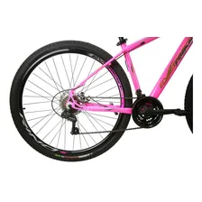 Bicicleta Rino Everest Aro 29 Disco 24v Câmbios Shimano Cor Rosa Foto mini  2
