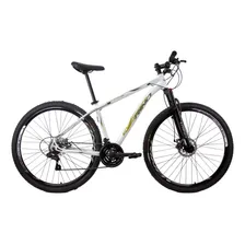 Bicicleta Rino Everest Aro 29 Shimano 24v Hidraulico + Trava Cor Branco Foto mini 1