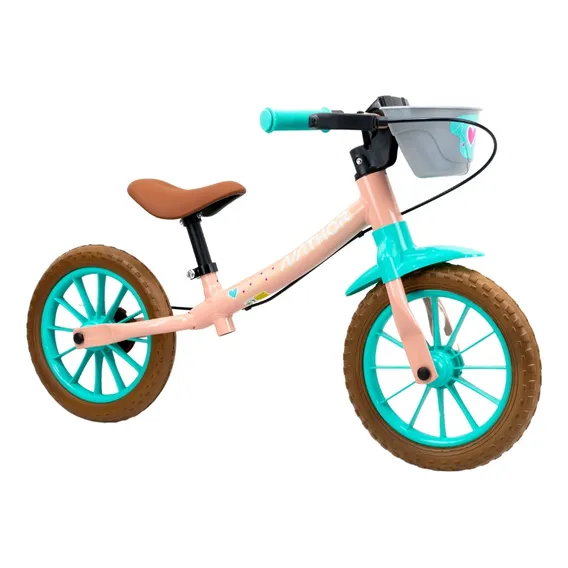 Bicicleta Sem Pedal Equilíbrio Balance Bike Love Nathor Foto 1