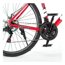 Bicicleta Speed Bike Aro 700 21v Shimano Cor Vermelho Foto mini  2