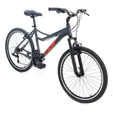 Bicicleta Tsw Orla 21v Aro 26 Quadro 18 Cinza Vermelho Tamanho do quadro 18 Foto  mini 1