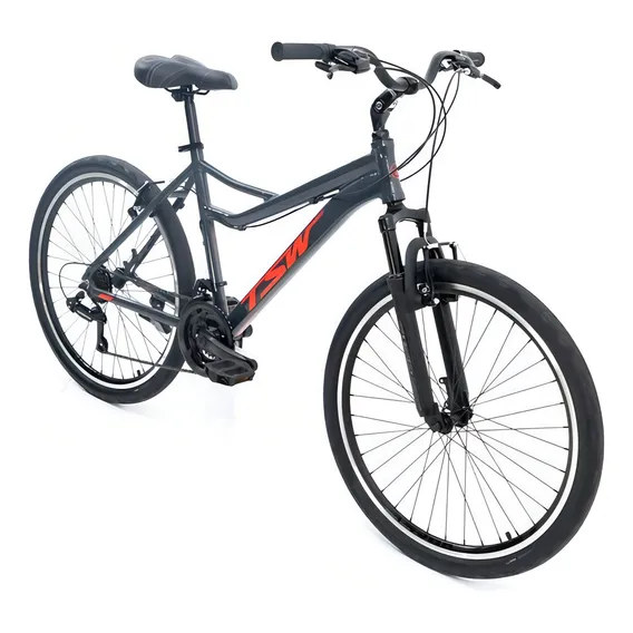 Bicicleta Tsw Orla 21v Aro 26 Quadro 18 Cinza Vermelho Tamanho do quadro 18 Foto 1