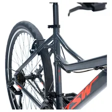 Bicicleta Tsw Orla 21v Aro 26 Quadro 18 Cinza Vermelho Tamanho do quadro 18 Foto mini  3