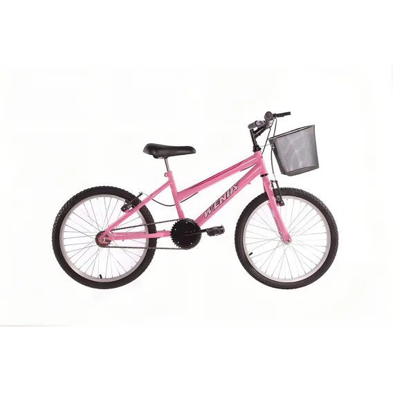 Bicicleta Wendy Aro 20 Feminina C/ Cestinha Freios V-brake Foto 1