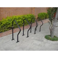 Bicicletário De Chão Em R 2 Vagas P/parafusar Preto Altmayer Foto mini 4